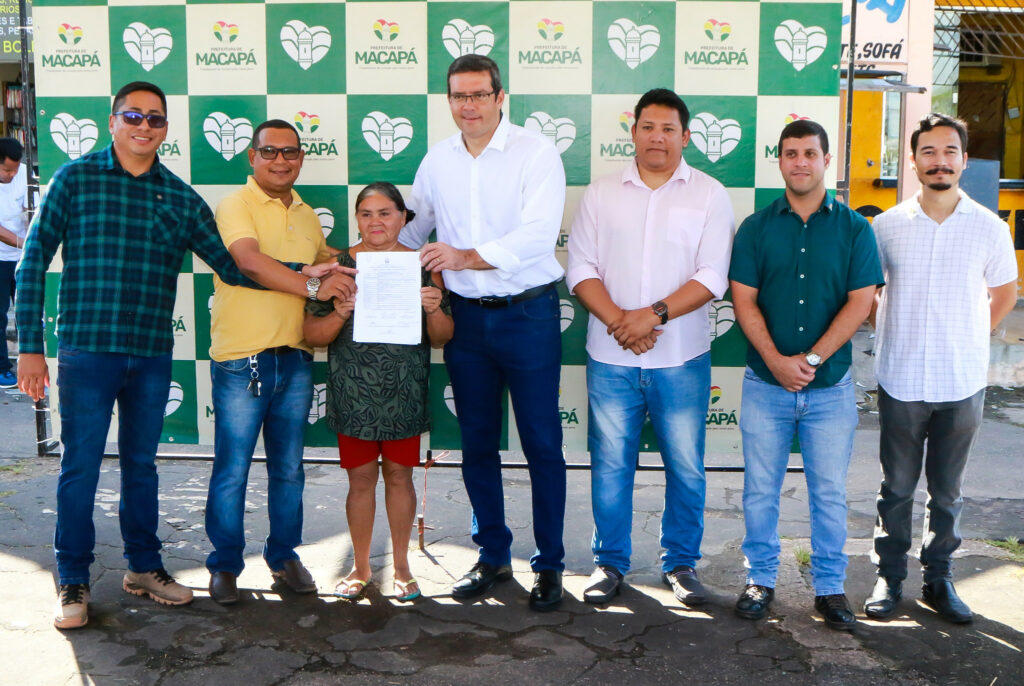 Ordem de serviço para reforma da Feira Galibis, no Beirol | Foto: Adevaldo Cunha/PMM