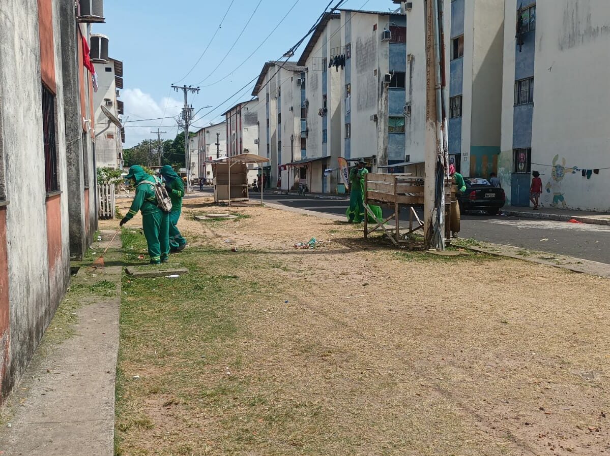 Zeladoria Urbana de Macapá realiza mutirão de limpeza no Conjunto ...