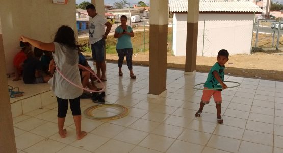 Crianças do Residencial São José participam de atividades do Programa Despertando Atletas