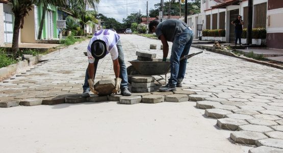 Município continua serviços de pavimentação do Conjunto Embrapa