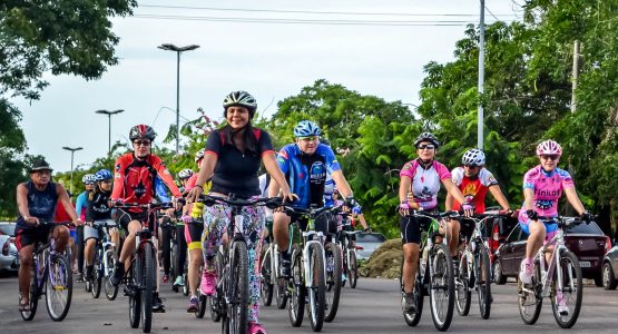 Passeio ciclístico encerra programações do Mês da Mulher, em Macapá
