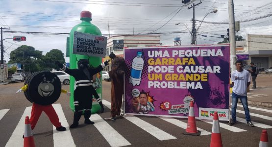 Campanha orienta população sobre coleta e acondicionamento de lixo nas ruas de Macapá