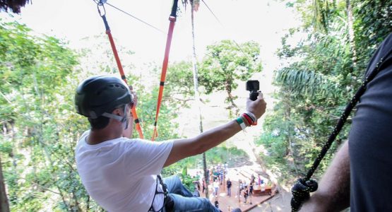 Esporte radical: tirolesa do Bioparque da Amazônia é aberta ao público neste sábado, 16