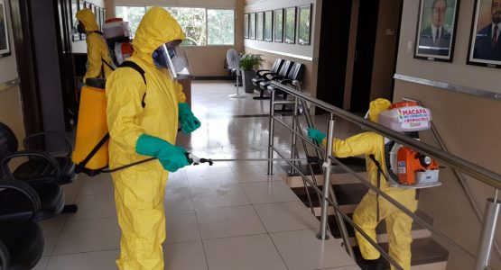 Covid-19: prefeitura segue ação de desinfecção e higienização em espaços públicos contra o vírus