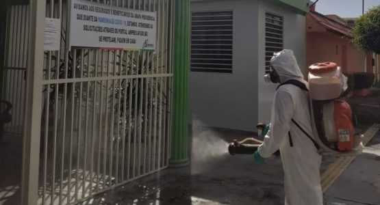Covid-19: mais de 300 pontos são desinfectados e higienizados durante semana de isolamento mais rígido em Macapá