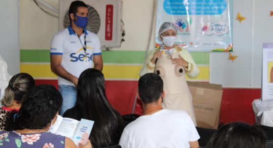 “Agosto Dourado”: Prefeitura de Macapá orienta pais sobre amamentação saudável no contexto da Covid-19
