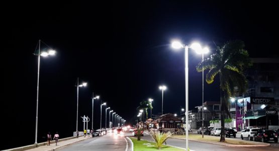Prefeitura de Macapá celebra de forma positiva readequação da iluminação pública da orla de cidade