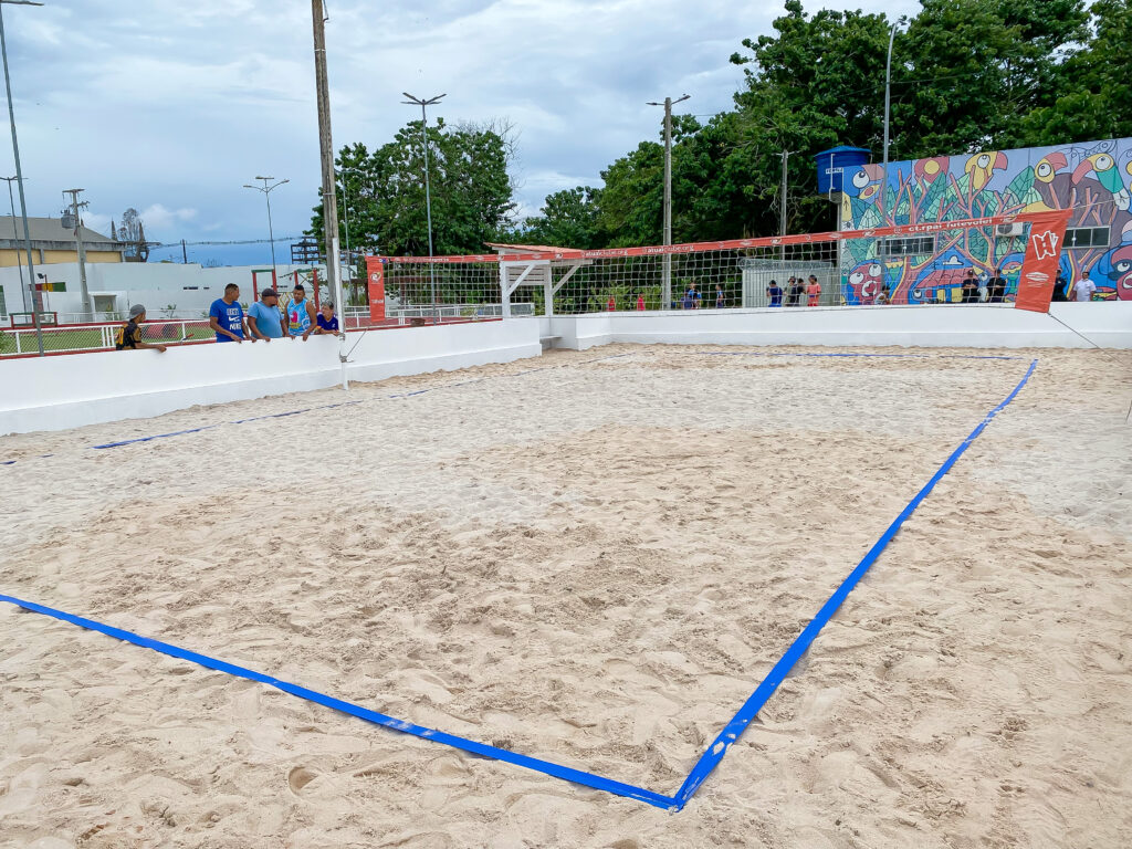 Primeira quadra de tênis em praça pública é inaugurada em Macapá, ap