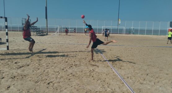 Jogos de hand beach dão inicio ao último dia de programação esportiva do Macapá Verão 2023