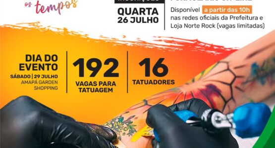 Maior Macapá Verão de todos os tempos terá Flash de Tatuagens; inscrições iniciam nesta quarta-feira (26)