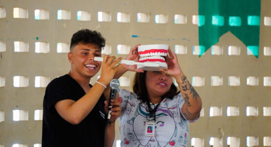 Alunos da Emef José Leoves Teixeira recebem ação de saúde bucal da Prefeitura de Macapá