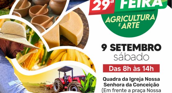 29ª Feira Agricultura e Arte acontece neste sábado (9)