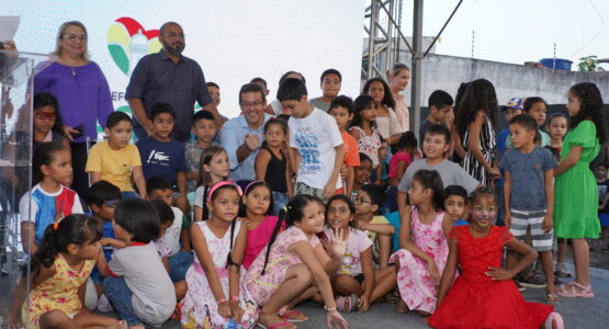 Moradores do bairro Infraero recebem escola Josafá Aires totalmente revitalizada pela Prefeitura