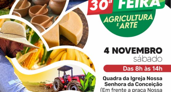 30ª Feira Agricultura e Arte acontece neste sábado (4)