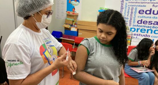 Prefeitura de Macapá promove vacinação contra influenza nas escolas