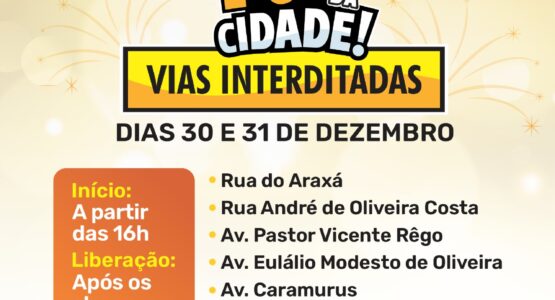 Prefeitura de Macapá interdita vias próximas à orla nos dias 30 e 31 para as festividades do Réveillon da Cidade