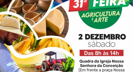 Feira de Agricultura e Arte promove 31° edição na quadra  da Igreja Nossa Senhora da Conceição neste sábado (2)