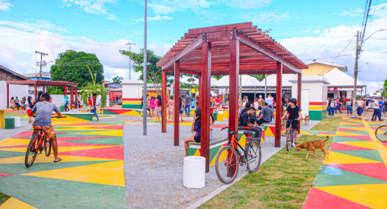 Nova Praça Brasil Novo é entregue à comunidade da Zona Norte