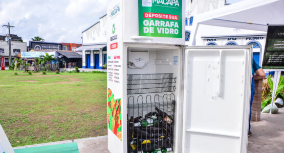 Mais de 5 mil embalagens de vidro são recolhidas pelos Ecopontos da Prefeitura de Macapá em menos de dois meses