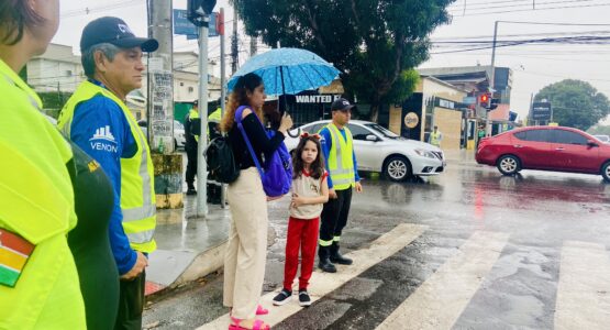 CTMac garante segurança no trânsito em frente às escolas da rede municipal de ensino