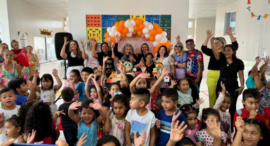 1º ano da Creche Municipal Tia Nivalda é celebrado com ação de saúde e cidadania para alunos e comunidade
