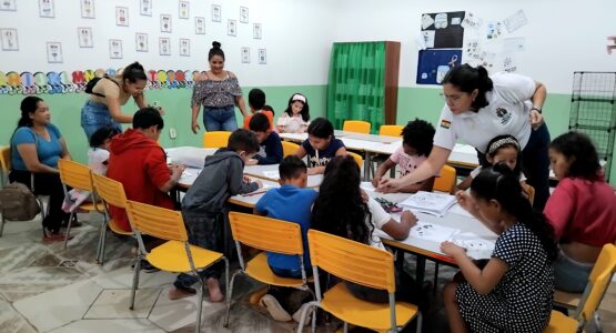Programação de aniversário da Escola Municipal Maria Celes Ferreira Coutinho atende cerca de 500 pessoas da Zona Norte de Macapá