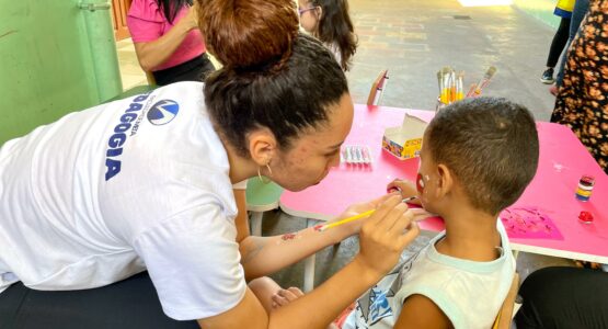 Escola Municipal de Educação Infantil Moranguinho realiza ação social para atender alunos e comunidade do bairro Novo Buritizal