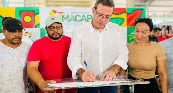 Prefeitura de Macapá assina Ordem de Serviço para construção da travessia que interligará o bairro Perpétuo Socorro à Praça Jacy Barata