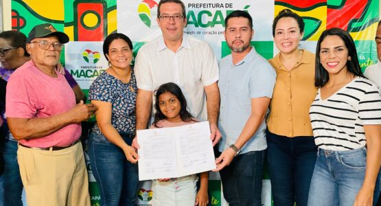 Prefeitura de Macapá assina Ordem de Serviço para construção de arena esportiva na comunidade de Santo Antônio da Pedreira