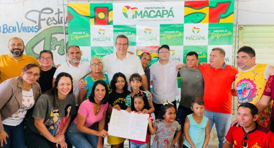 Prefeitura de Macapá assina Ordem de Serviço para reforma do centro comunitário na comunidade Corre Água, no distrito de São Joaquim do Pacuí